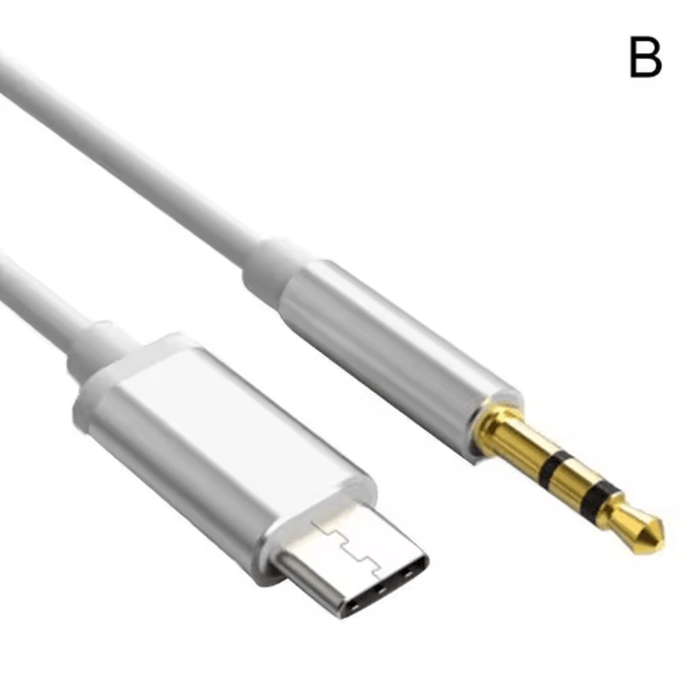 USBC To 35mm AUX Audio Cable For Phones Car Audio 1
