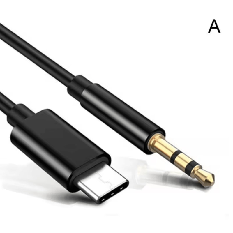 USBC To 35mm AUX Audio Cable For Phones Car Audio 2