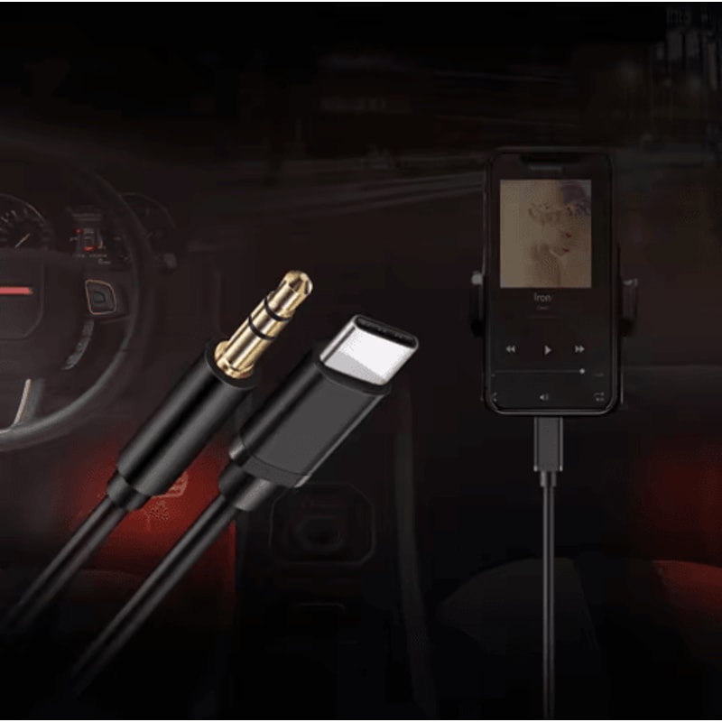 USBC To 35mm AUX Audio Cable For Phones Car Audio 5