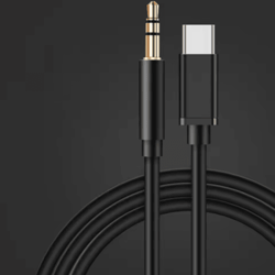 usb-c to 3.5mm aux audio cable for phones & car audio