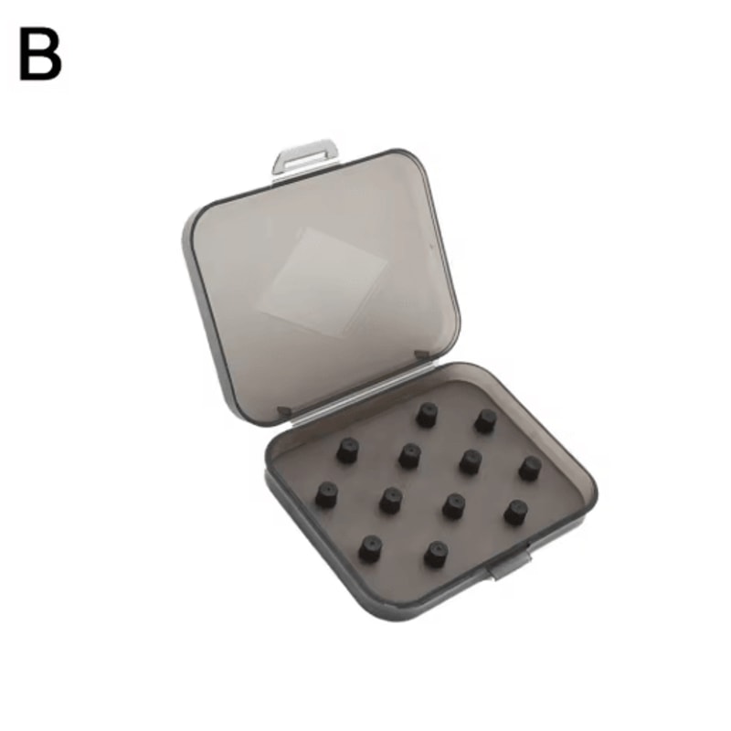 Portable Transparent Eartip Storage Box For Silicone Memory Foam Tips 1