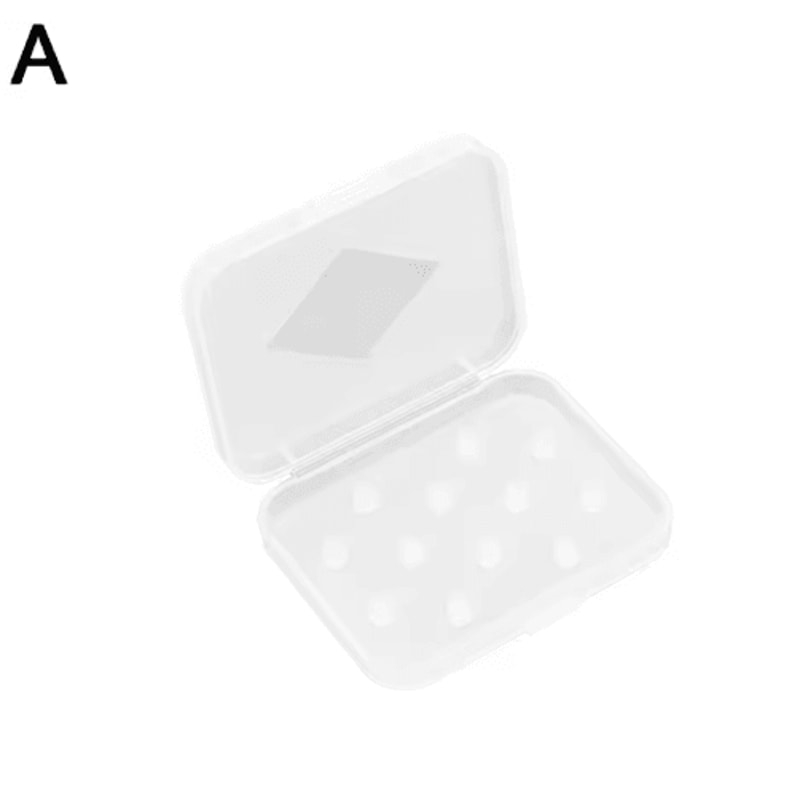 Portable Transparent Eartip Storage Box For Silicone Memory Foam Tips 2
