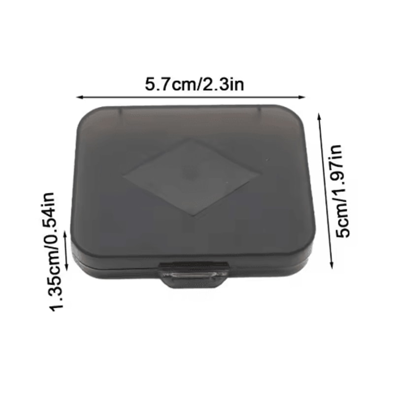 Portable Transparent Eartip Storage Box For Silicone Memory Foam Tips 3