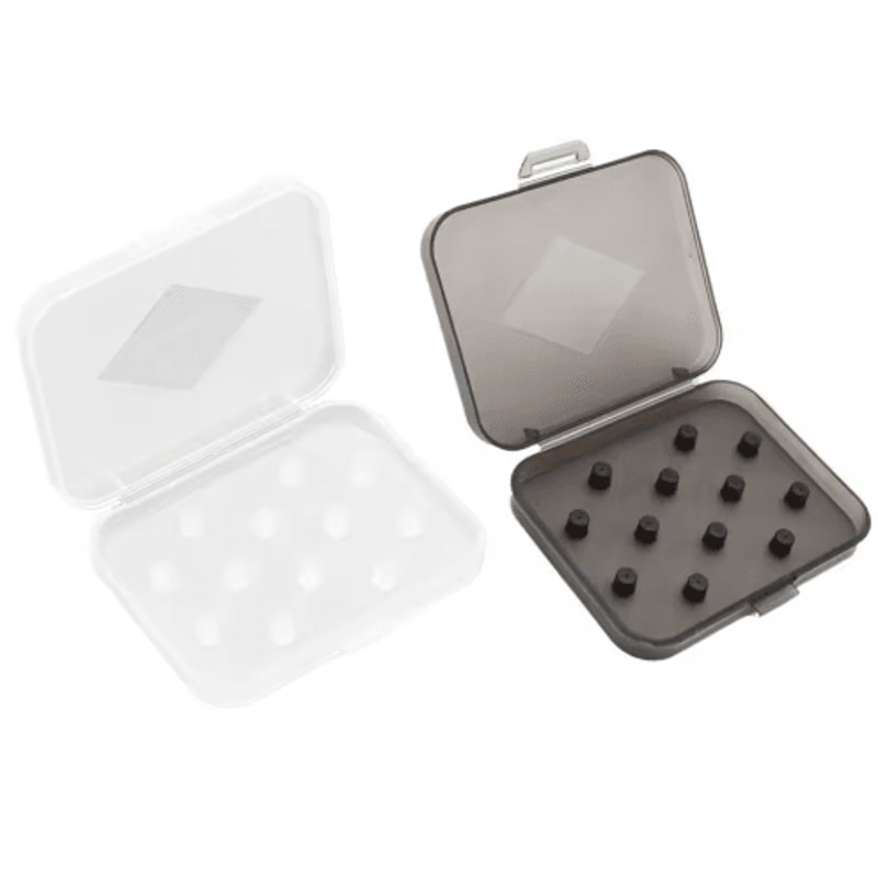 Portable Transparent Eartip Storage Box For Silicone Memory Foam Tips 4