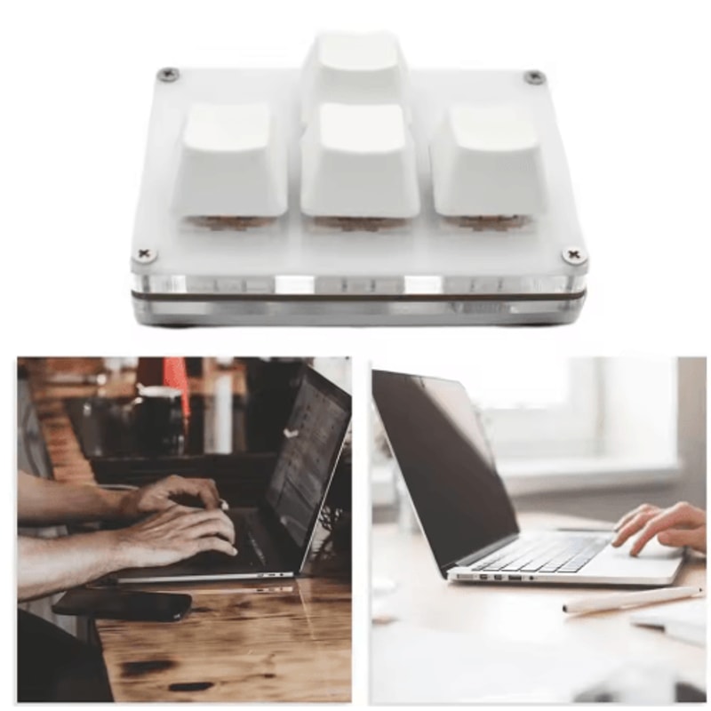 Mini 4Key Mechanical Shortcut Keypad With Direction Arrow Keys 5