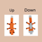 3D Pixel Fox Decoration For Halloween Home Display 3