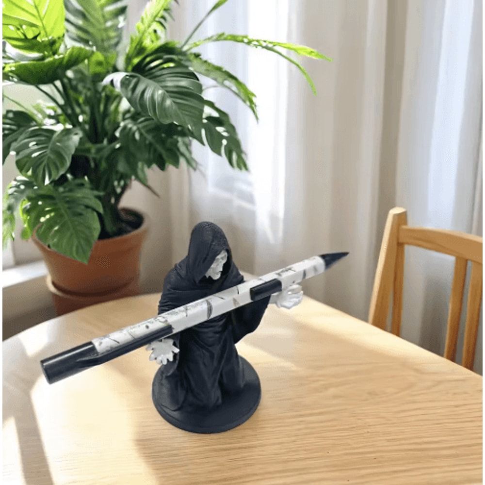 DeathThemed Funny Pen Holder For Office Desk Decoration 5