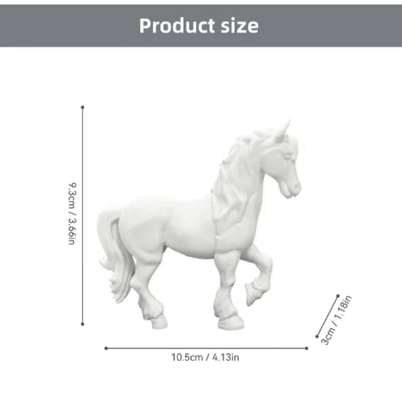 Elegant Horse Figurine Table Decoration For Home Office 1