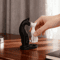 Elegant Black White Cat Sculpture For Home Office Decor 3