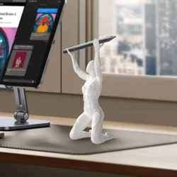 funny king-themed pen holder for halloween & home decor