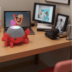 cute crab-shaped stand for alexa echo dot 4 & 5