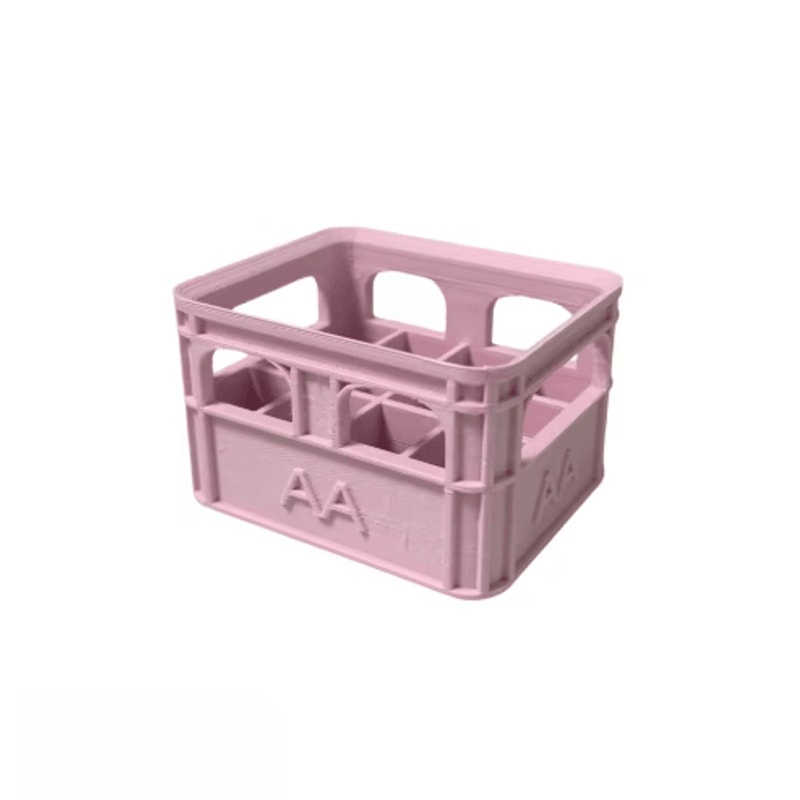 Retro Industrial Beer Frame Battery Storage Box For Desktop Organization 3
