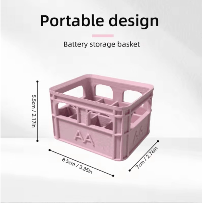 Retro Industrial Beer Frame Battery Storage Box For Desktop Organization 4