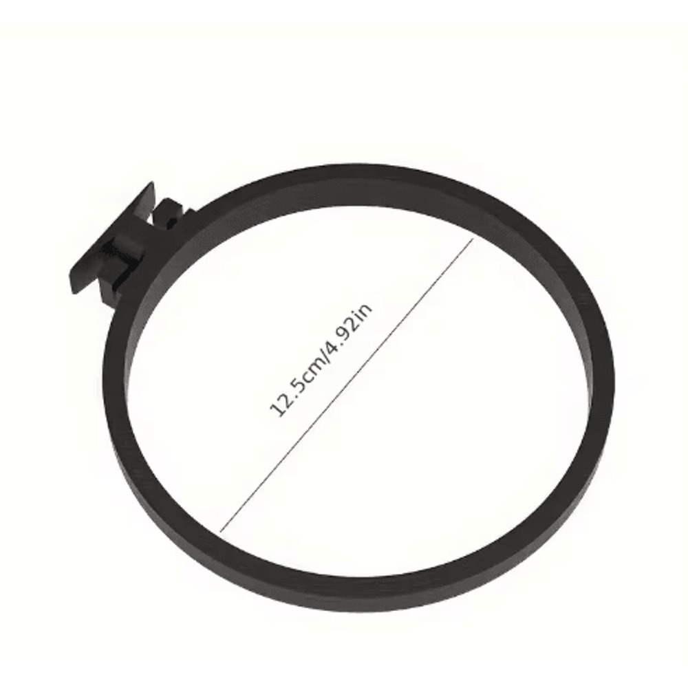 2PCS Black Acoustic Panel Plant Rings For Wall Ceiling Gaps 2