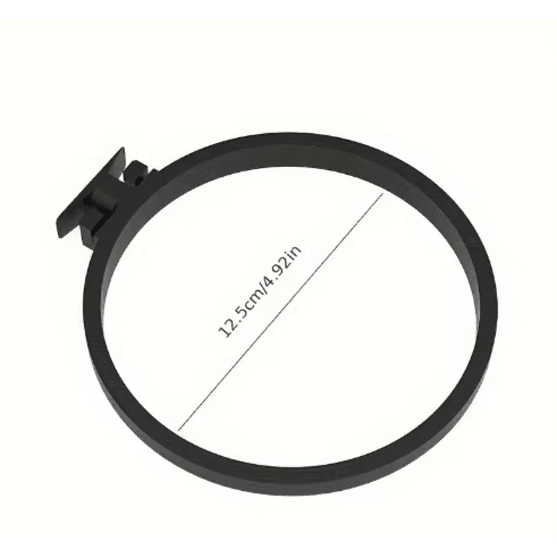 2PCS Black Acoustic Panel Plant Rings For Wall Ceiling Gaps 2