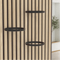 2PCS Black Acoustic Panel Plant Rings For Wall Ceiling Gaps 4
