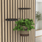 2PCS Black Acoustic Panel Plant Rings For Wall Ceiling Gaps 5