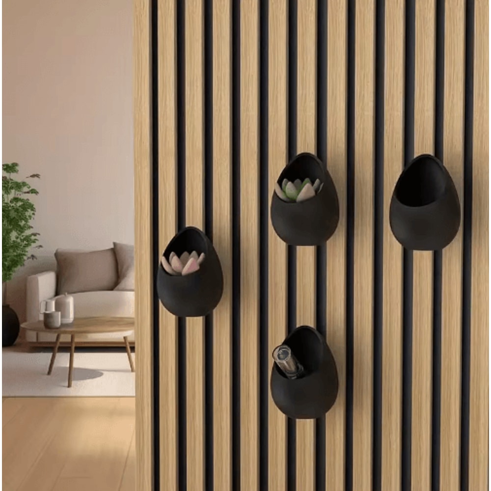 Acoustic Panel Planting Tray For Stylish Wall Decor Storage 5