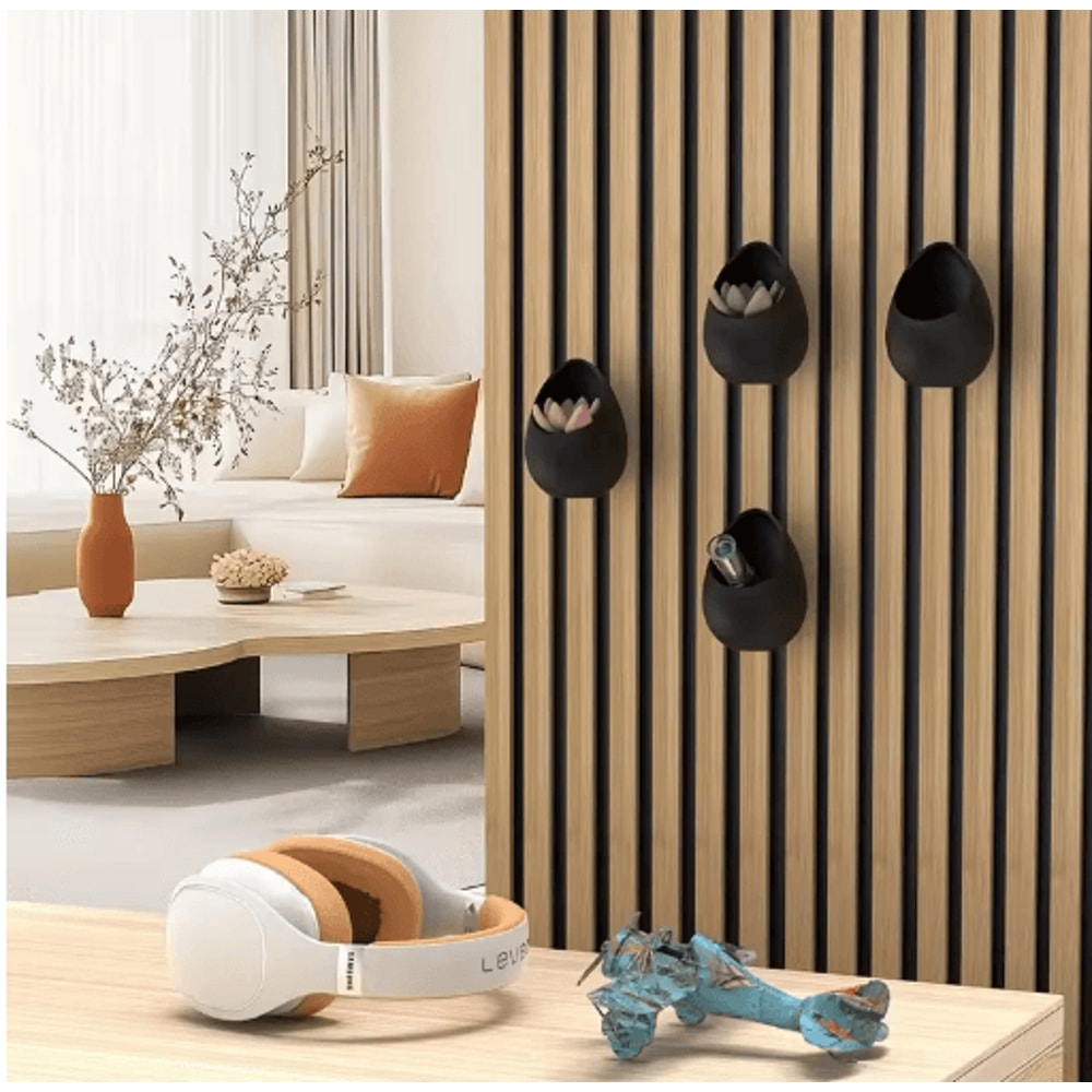 Acoustic Panel Planting Tray For Stylish Wall Decor Storage 0