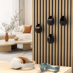 acoustic panel planting tray for stylish wall decor & storage