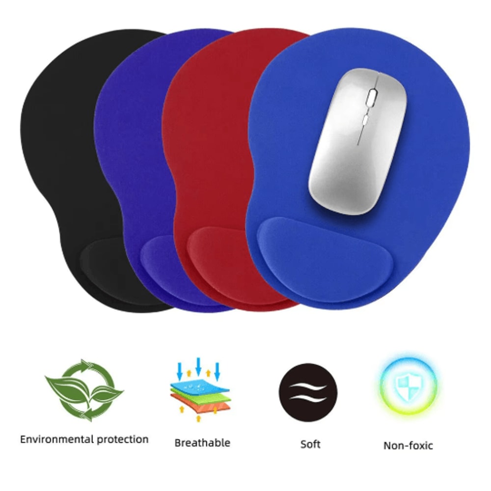 Ergonomic Wrist Support Mouse Pad For PC Laptop Use 12