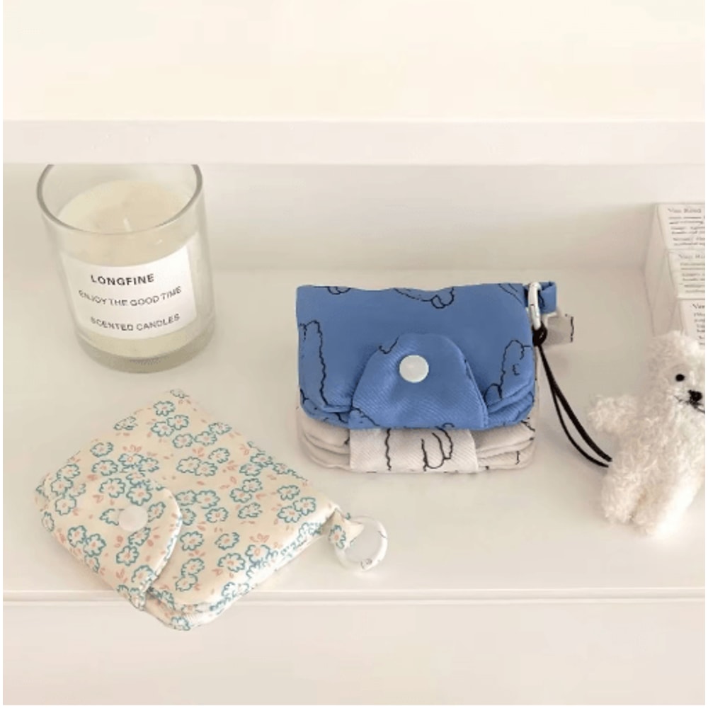 Cute Floral Coin Purse Card Holder For Girls 6