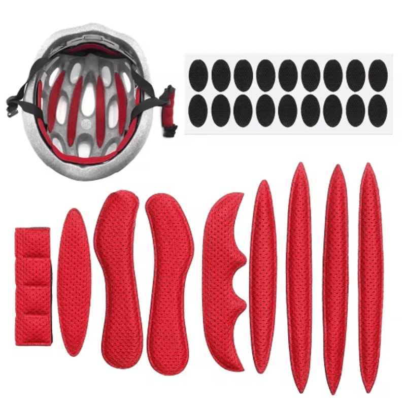 27PCS Universal Helmet Padding Kit For Motorcycle Cycling Helmets 0