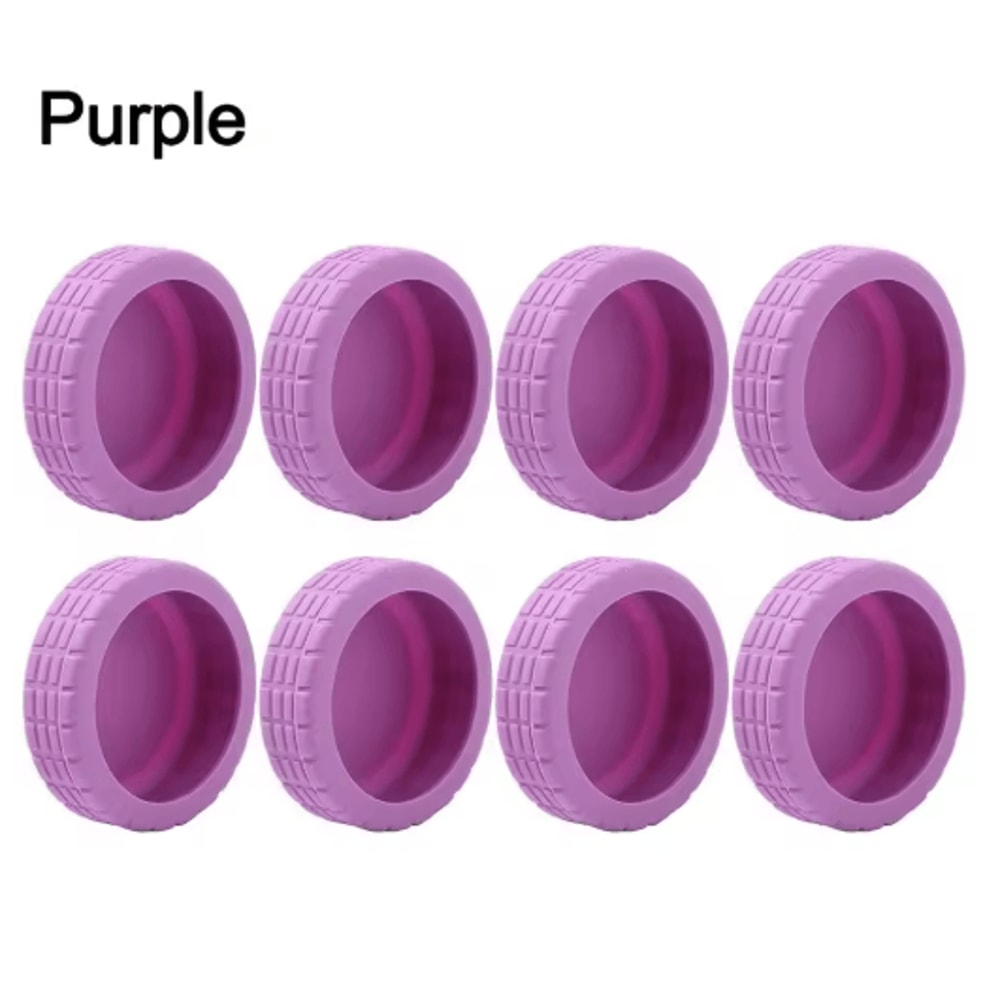 Luggage Wheel Protectors Silicone Covers For Quiet Smooth Travel 1