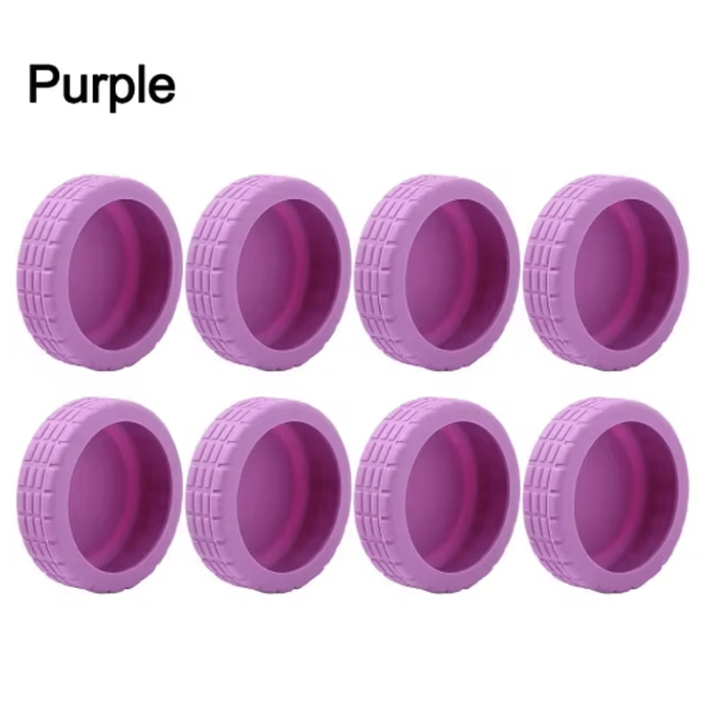 Luggage Wheel Protectors Silicone Covers For Quiet Smooth Travel 1