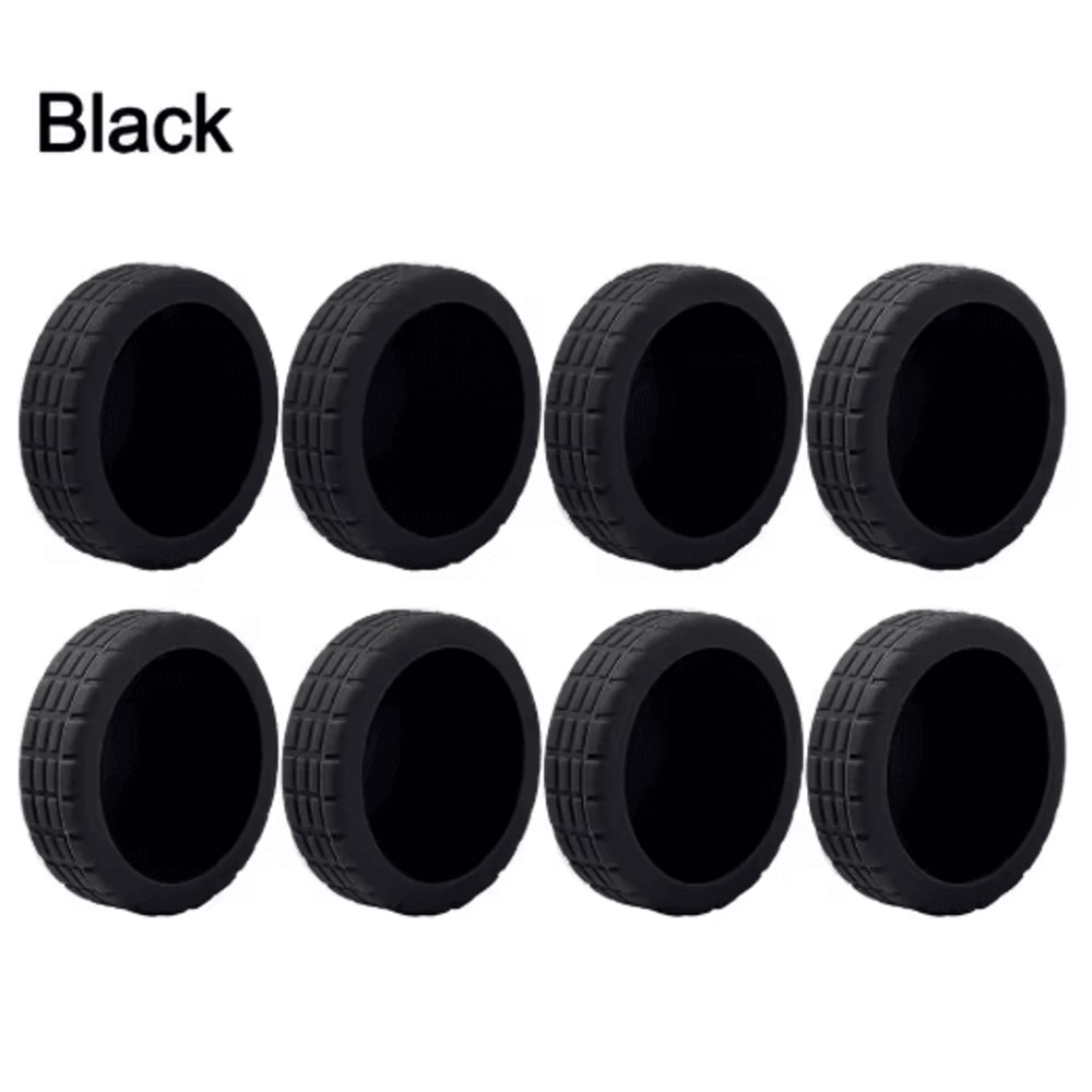 Luggage Wheel Protectors Silicone Covers For Quiet Smooth Travel 3