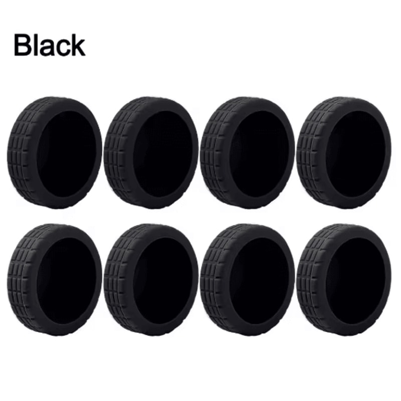 Luggage Wheel Protectors Silicone Covers For Quiet Smooth Travel 3