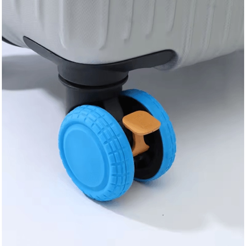 Luggage Wheel Protectors Silicone Covers For Quiet Smooth Travel 8