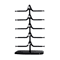 5Layer Eyeglasses Organizer Stand For Sunglasses Eyewear Storage 6