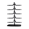 5Layer Eyeglasses Organizer Stand For Sunglasses Eyewear Storage 6