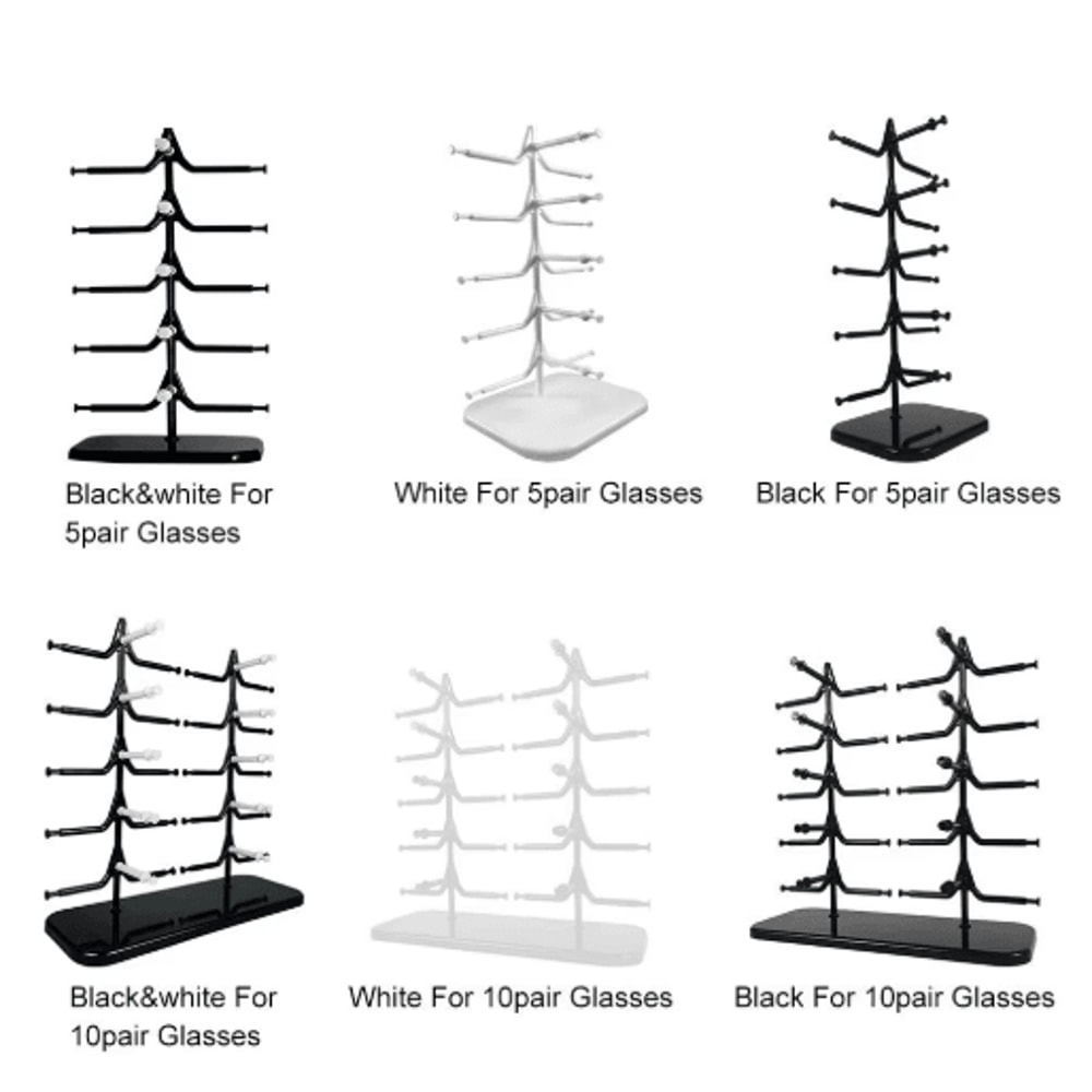 5Layer Eyeglasses Organizer Stand For Sunglasses Eyewear Storage 7