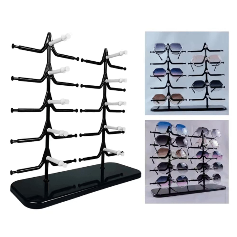 5Layer Eyeglasses Organizer Stand For Sunglasses Eyewear Storage 11