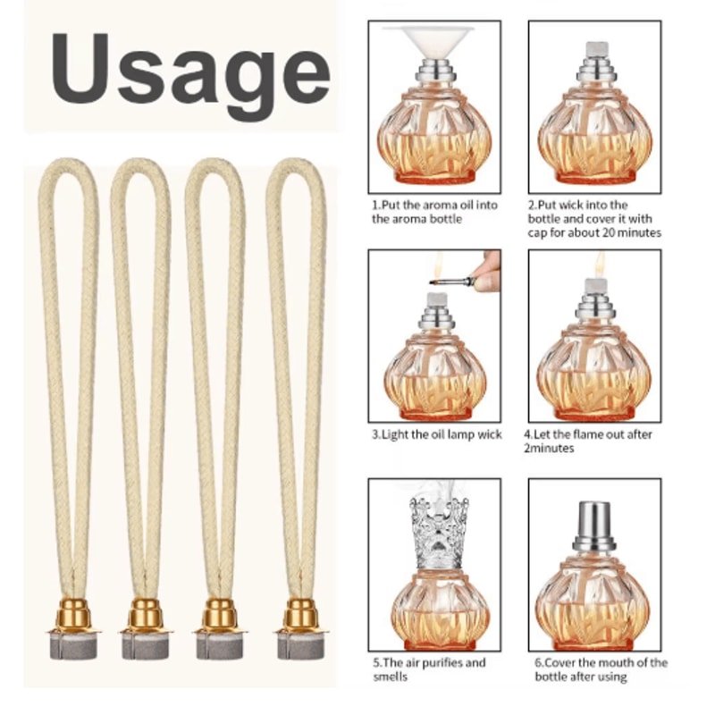 Replacement Wick For Catalytic Fragrance Lamps Aromatherapy Oil Burners 8