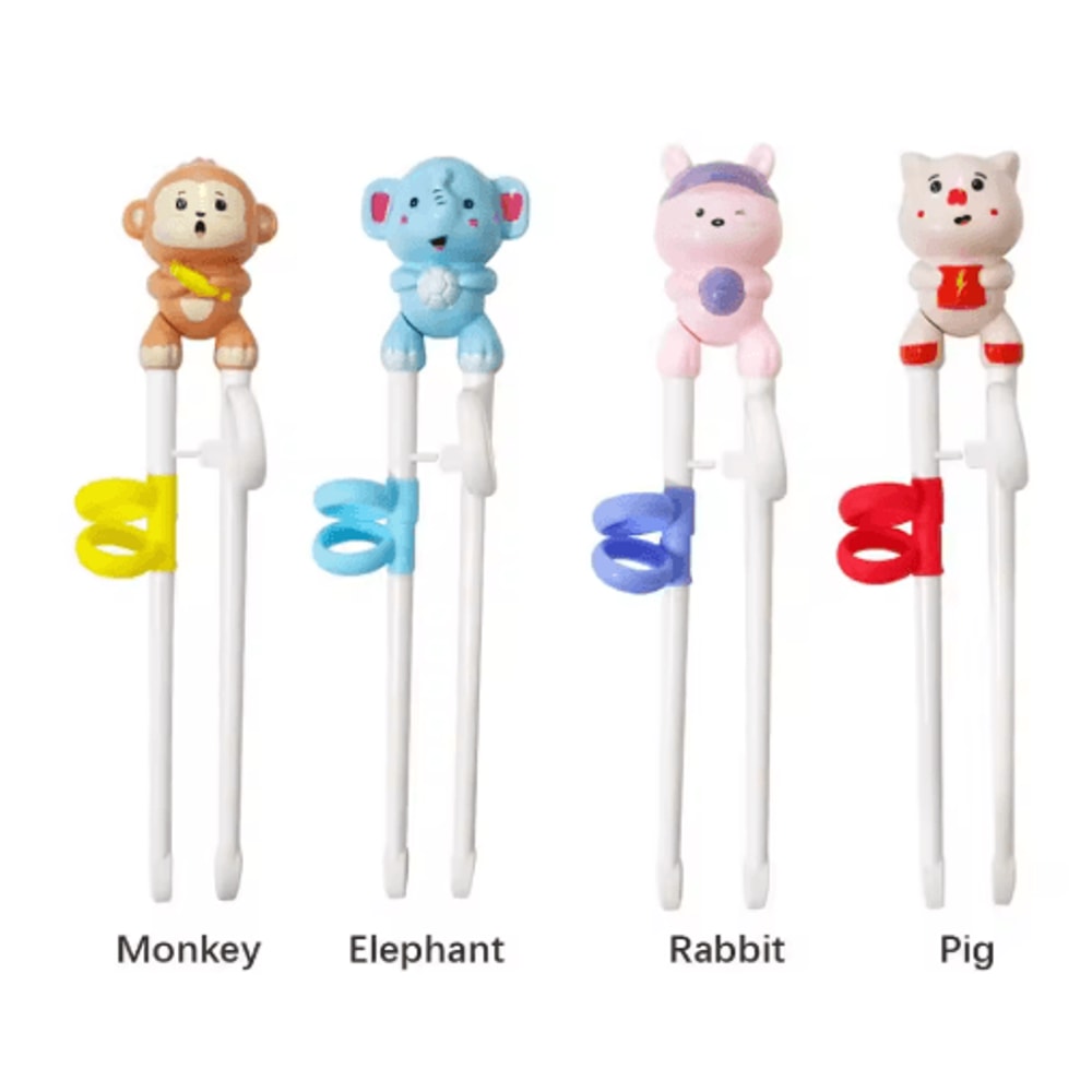 Cartoon Animal Training Chopsticks For Kids Learning To Eat 5