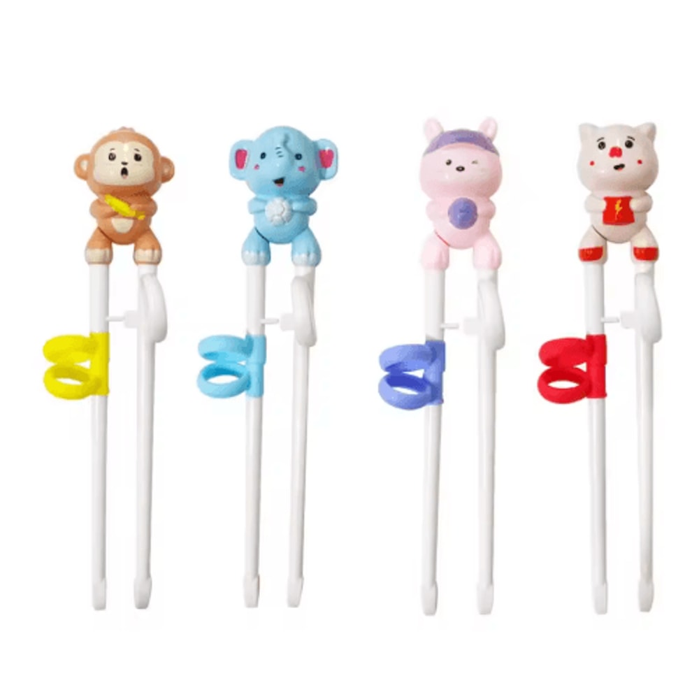 Cartoon Animal Training Chopsticks For Kids Learning To Eat 8