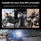 BA20D LED Motorcycle Headlight Bulb HiLo Beam For Scooters Motorbikes 4