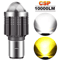 BA20D LED Motorcycle Headlight Bulb HiLo Beam For Scooters Motorbikes 0