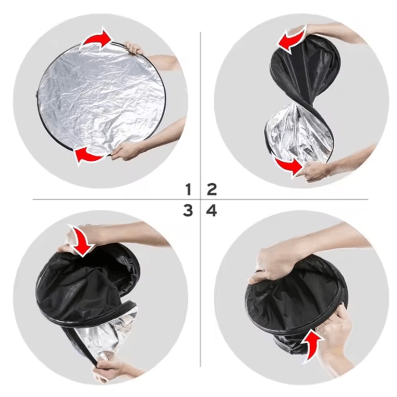 5in1 Collapsible Photography Reflector For Studio Outdoor Lighting 6