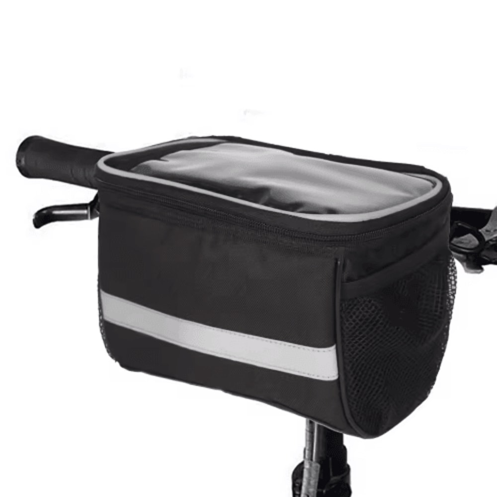 Reflective Bicycle Handlebar Bag For Cycling Outdoor Storage 0