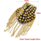 Punk Chain Tassel Shoulder Brooch Epaulets For Men Women 9