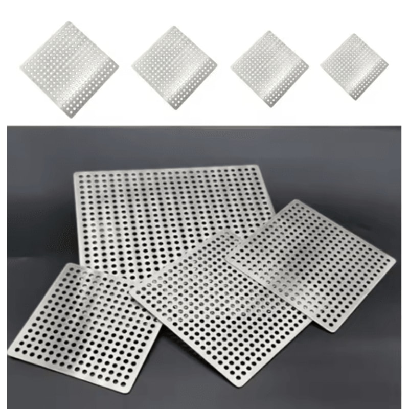 Stainless Steel Floor Drain Cover With Hair Catcher Filter 0