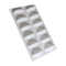 12Cavity Silicone Quenelle Mold For Mousse Cakes Chocolate Desserts 1