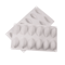 12Cavity Silicone Quenelle Mold For Mousse Cakes Chocolate Desserts 5