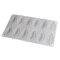 12Cavity Silicone Quenelle Mold For Mousse Cakes Chocolate Desserts 6