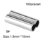 100PCS Fishing Crimping Sleeves For Strong Secure Rig Connections 1