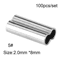 100PCS Fishing Crimping Sleeves For Strong Secure Rig Connections 4